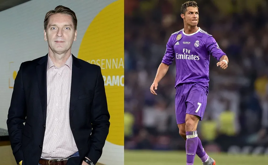Tomasz Lis i Cristiano Ronaldo