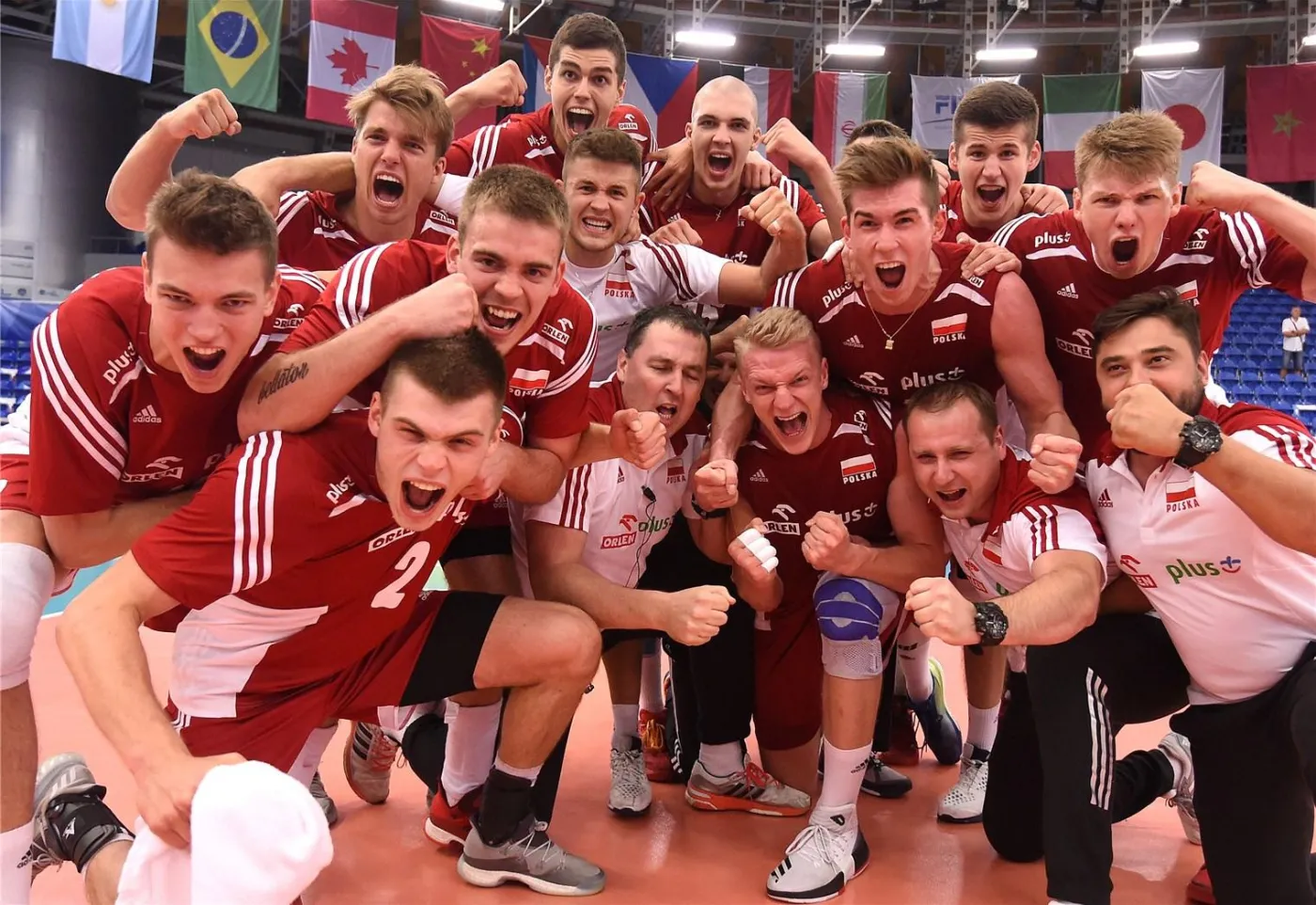 Reprezentacja Polski siatkarzy do lat 21 / fot. FIVB