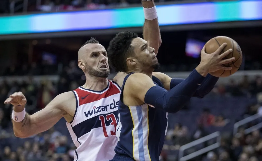 Dillon Brooks i Marcin Gortat