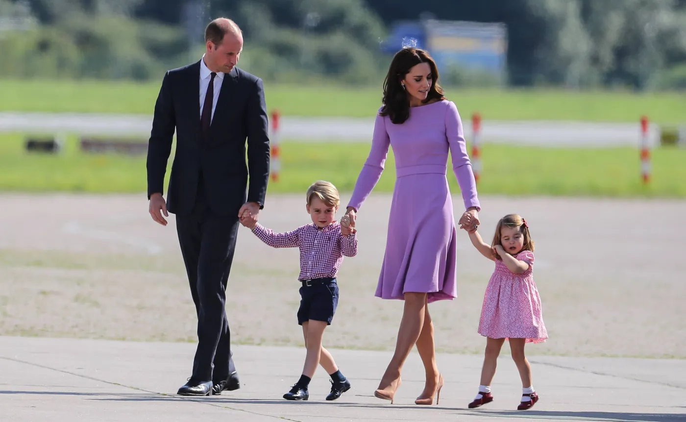 Książę William i księżna Kate z dziećmi: George'em i Charlotte