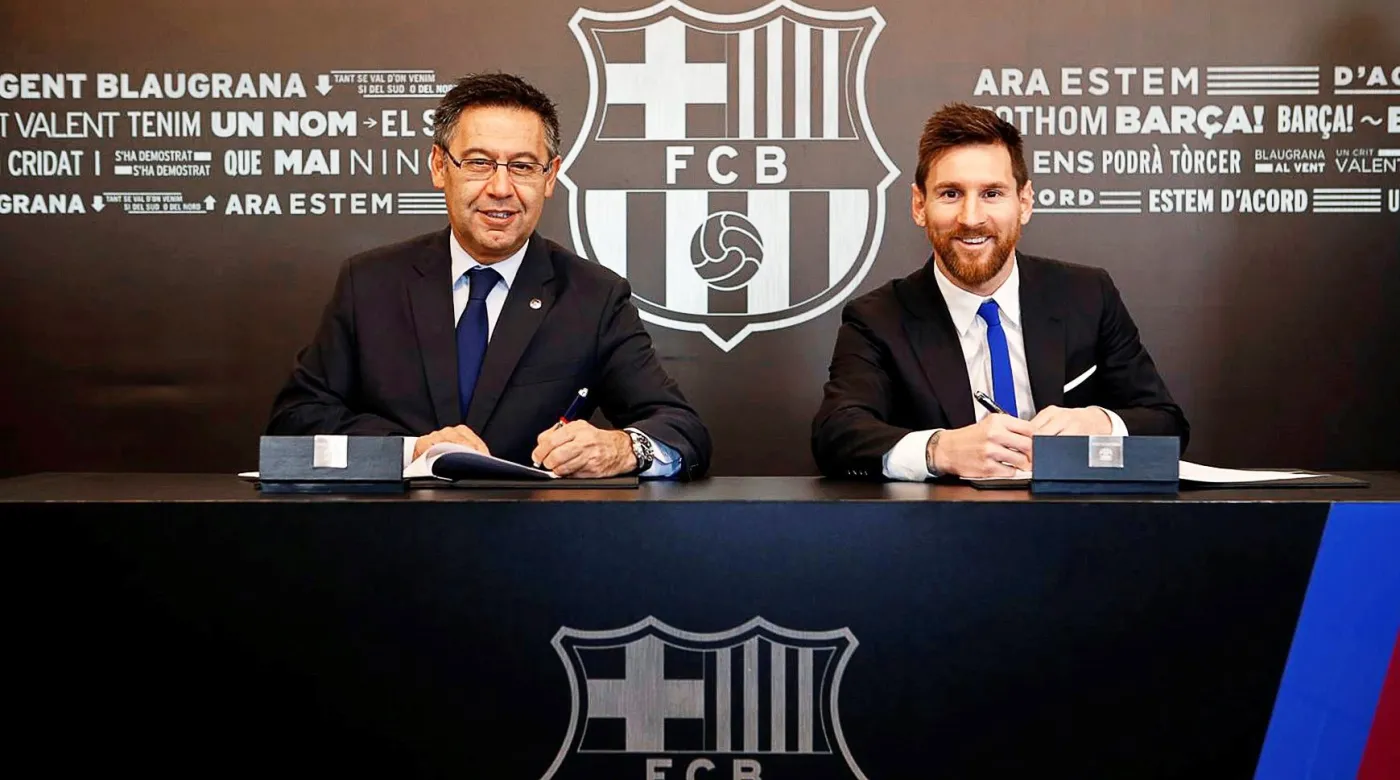 Prezydent Barcelony, Josep Maria Bartomeui Lionel Messi
