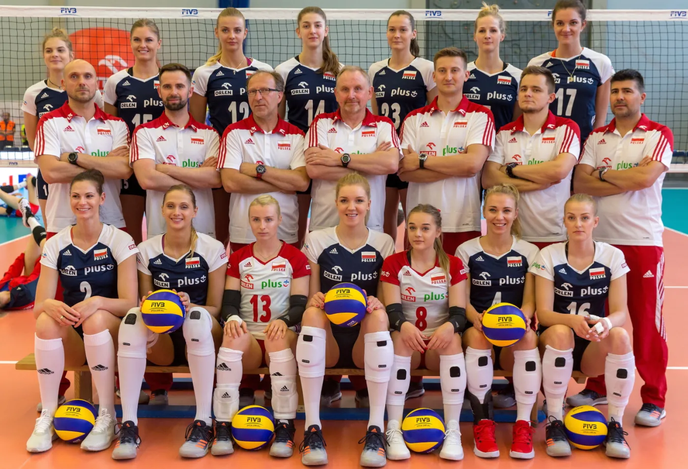 Siatkarska reprezentacja Polski kobiet przed pierwszym meczem towarzyskim z Czechami