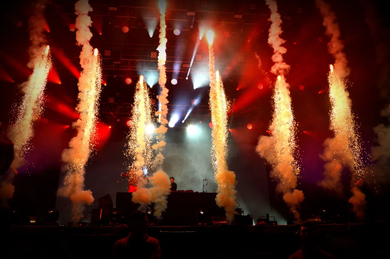 Maxwell Ingrosso podczas Orange Warsaw Festival. 2 czerwca 2018 