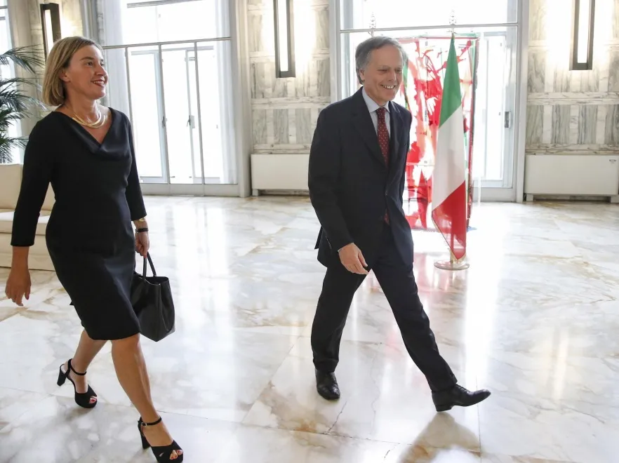 Federica Mogherini; Enzo Moavero Milanesi 