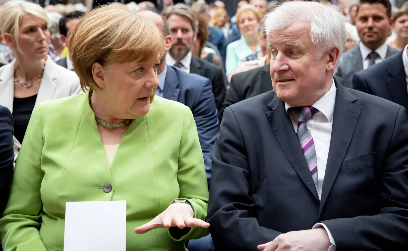 Angela Merkel i Horst Seehofer