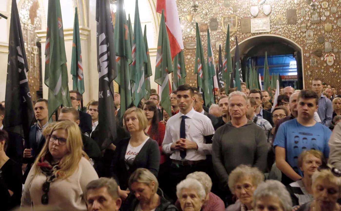 Pielgrzymka narodowców na Jasną Górę