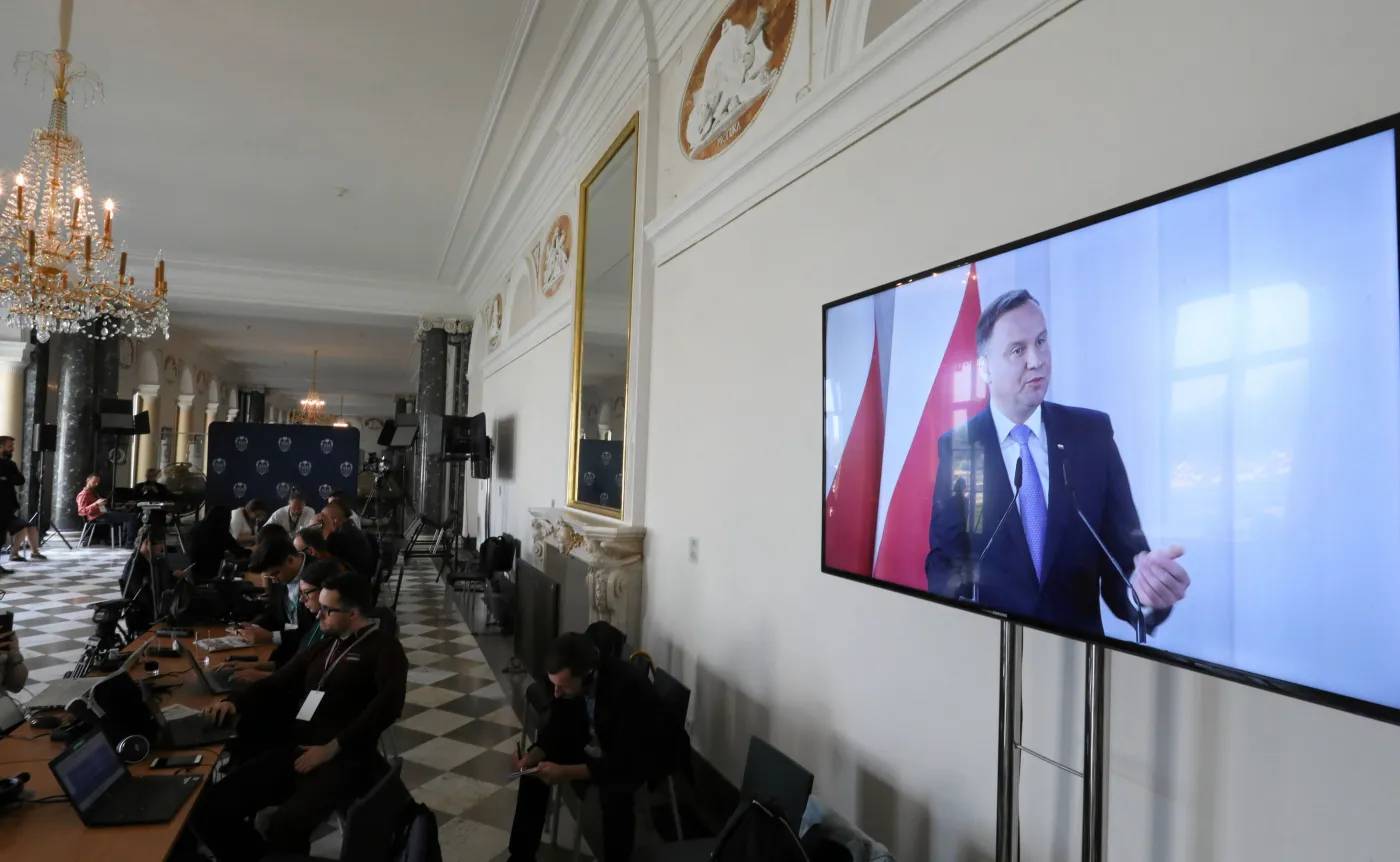 Orędzie Andrzeja Dudy podczas Zgromadzenia Narodowego na Zamku Królewskim