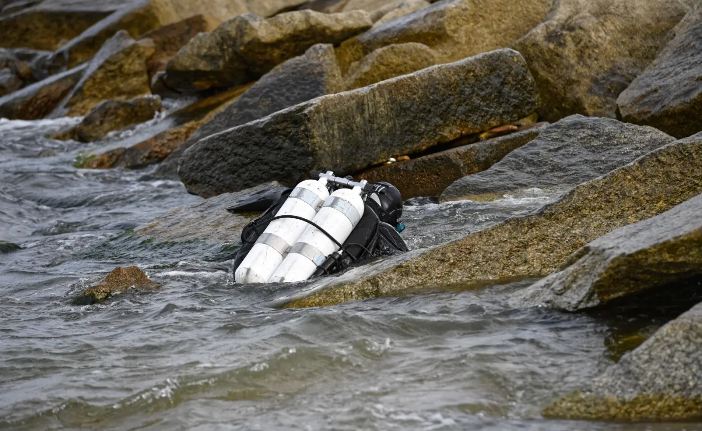 Akcja poszukiwacza w Darłówku Zachodnim