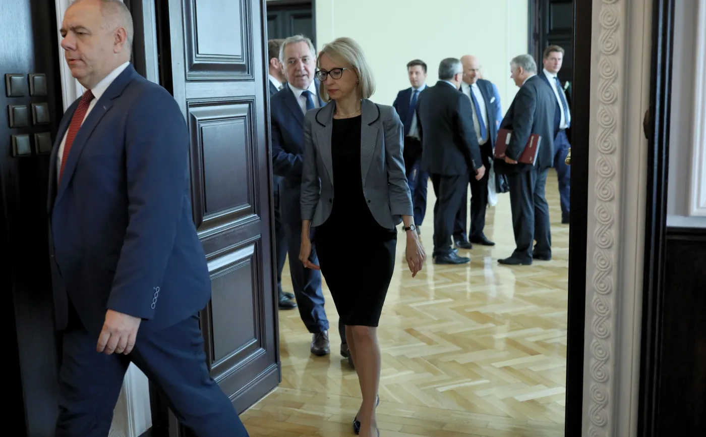 Jacek Sasin, Henryk Kowalczyk i Teresa Czerwińska