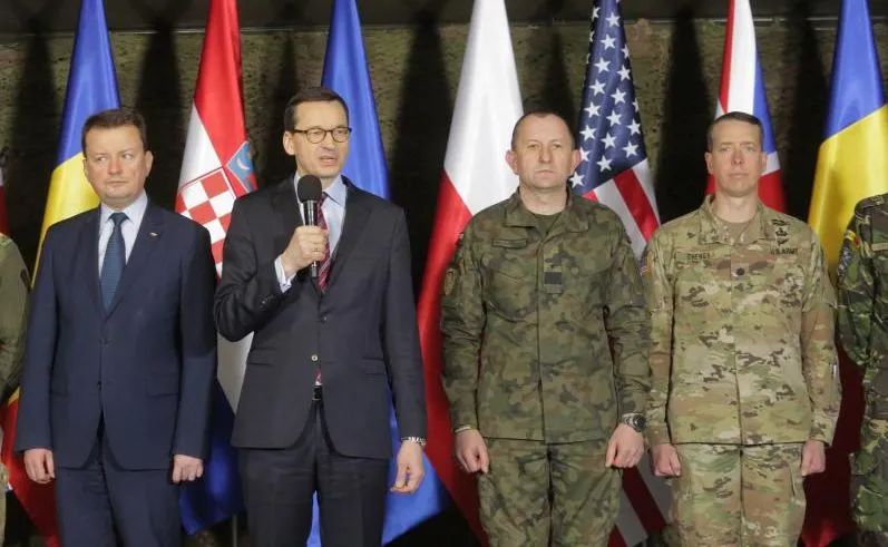 Mateusz Morawiecki przemawia w Bemowie Piskim