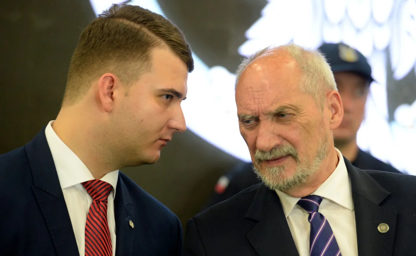 Antoni Macierewicz i Bartłomiej Misiewicz