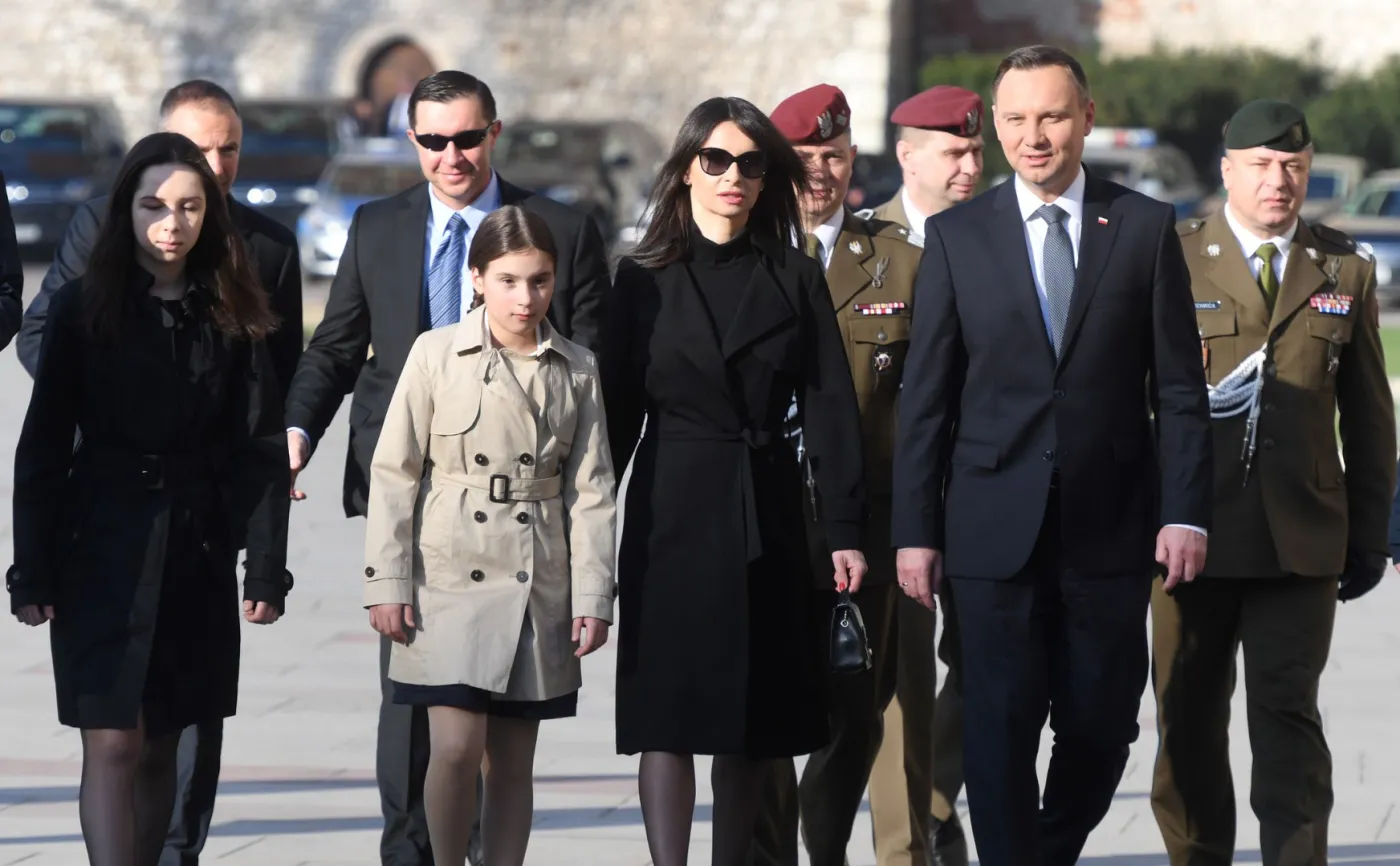 Prezydent Andrzej Duda i Marta Kaczyńska
