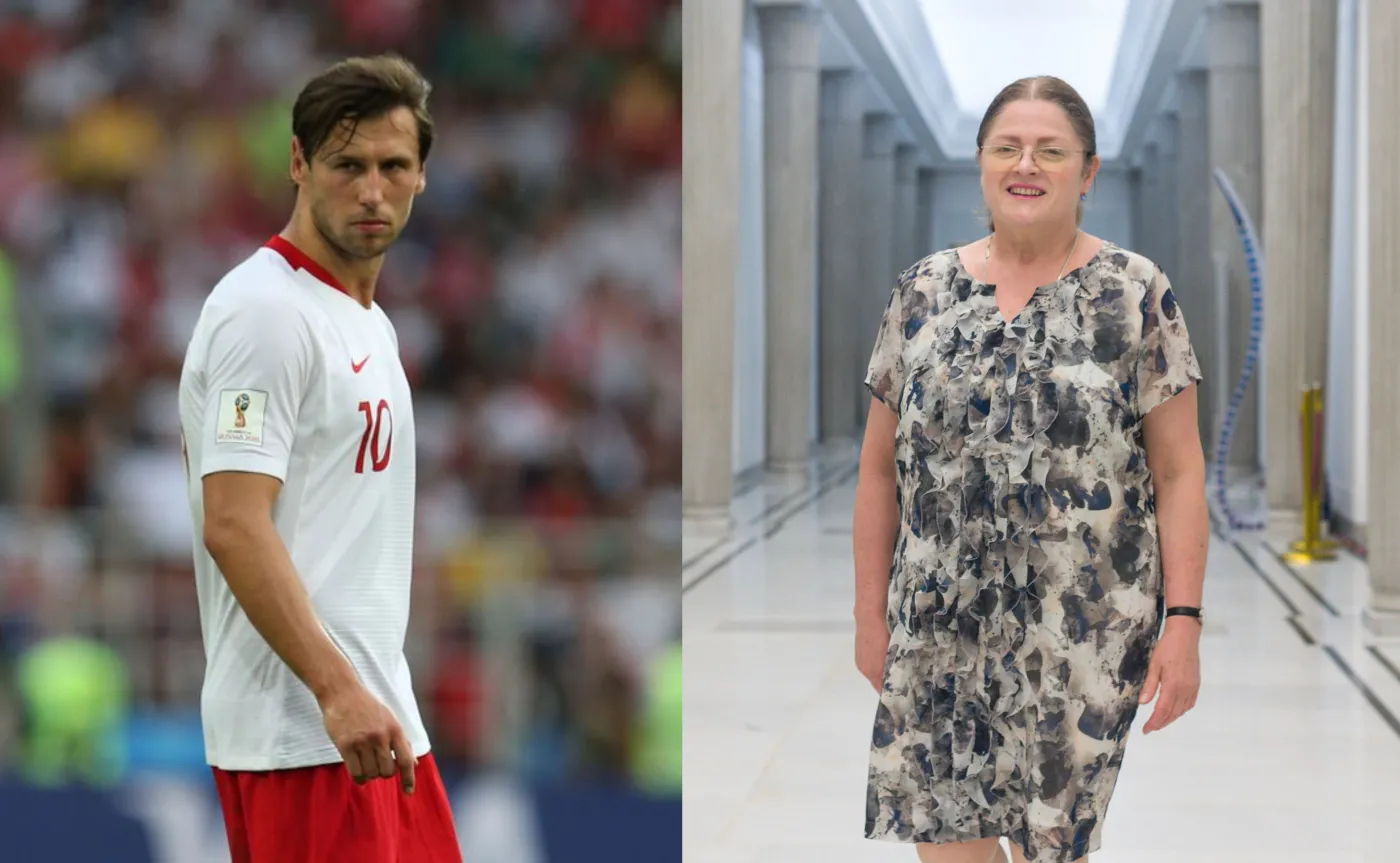 Grzegorz Krychowiak i Krystyna Pawłowicz