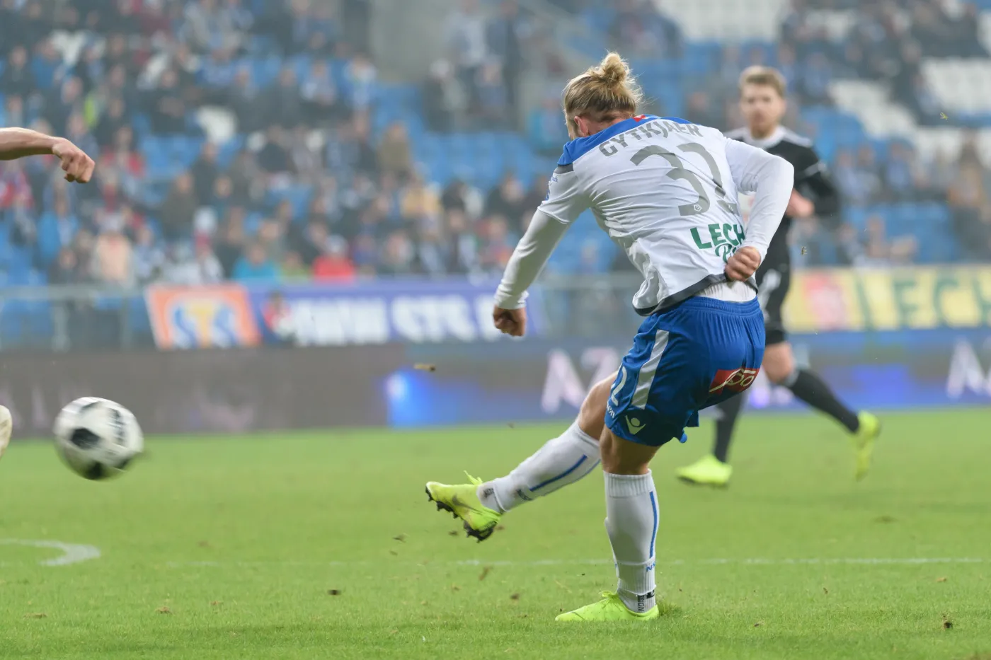 Zawodnik Lecha Poznań Christian Gytkjaer