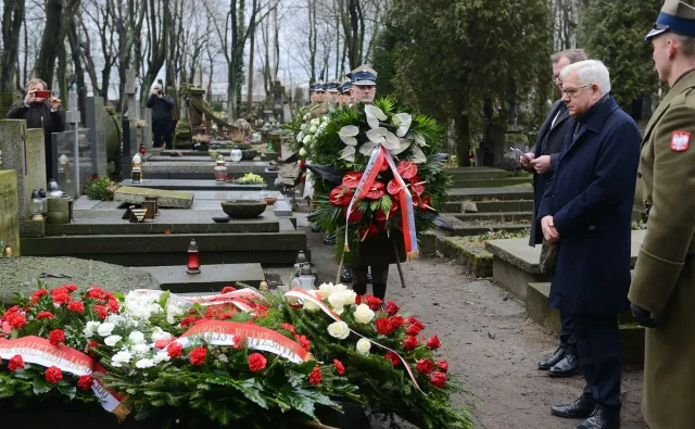Uroczyste upamiętnienie Aleksandra Ładosia. Na cmentarzu nie było dyplomatów z USA czy Izraela