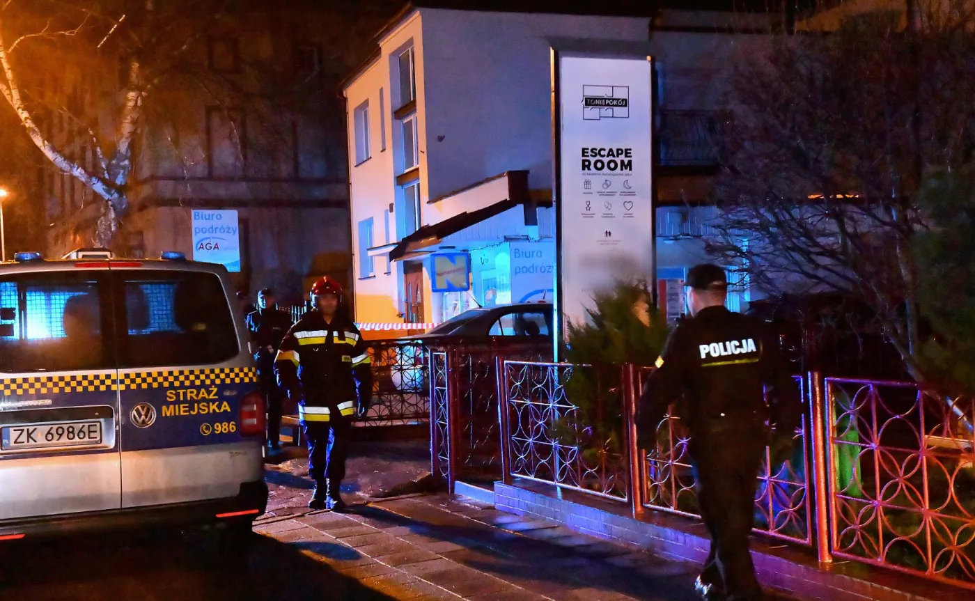 Miejsce tragedii w Koszalinie