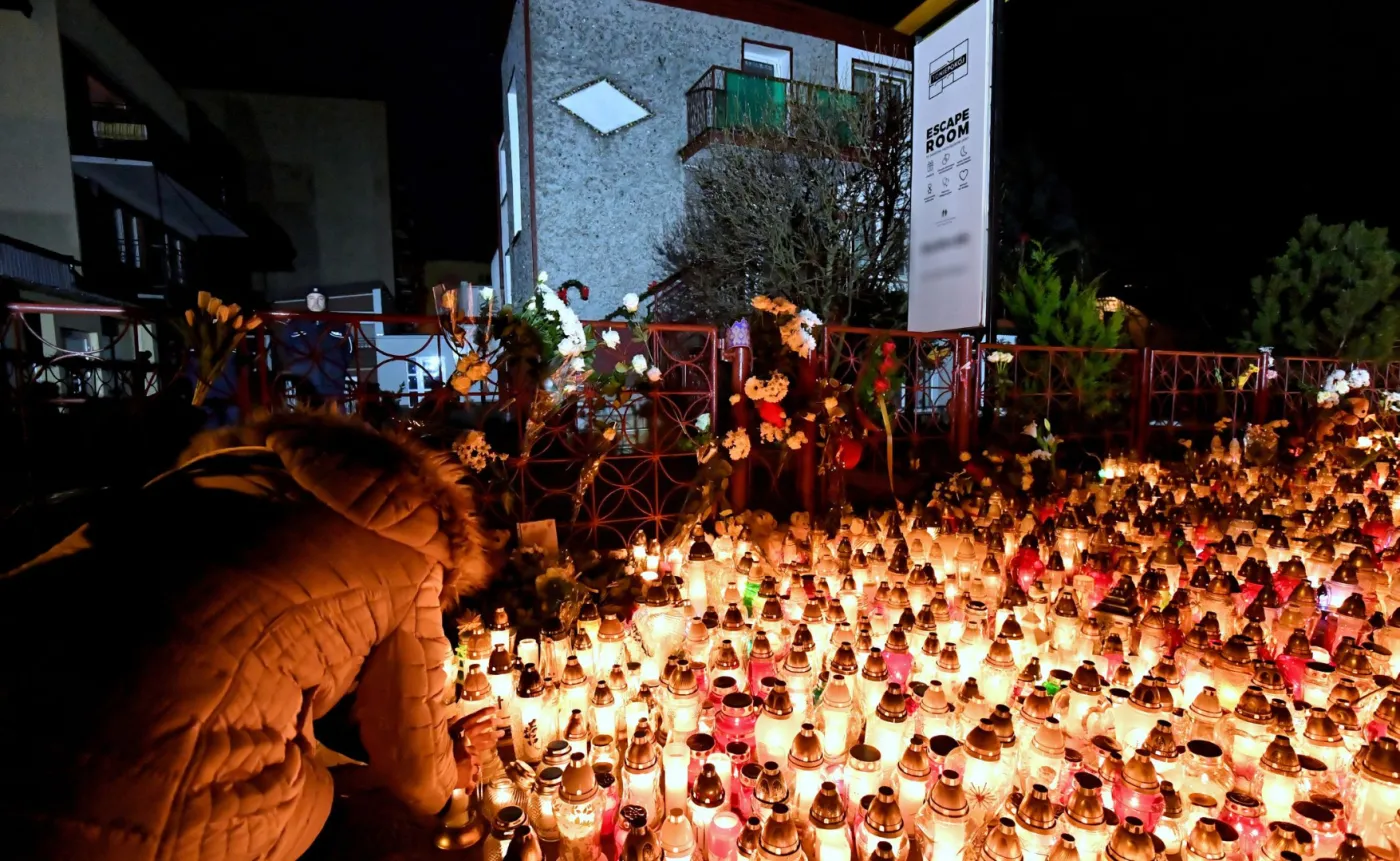 Miejsce tragedii w Koszalinie