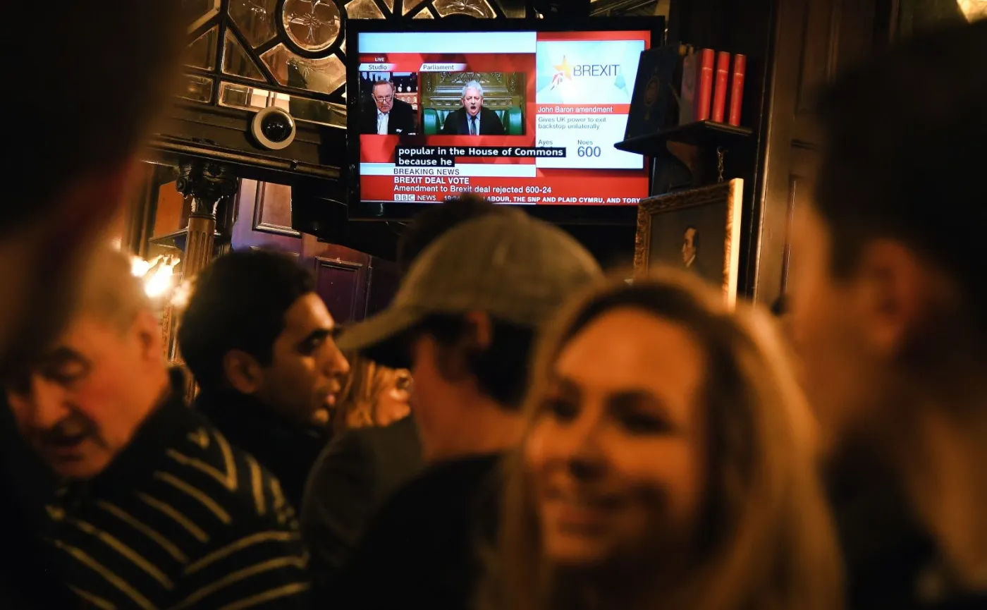 Nastroje Brytyjczyków w chwili ogłoszenia decyzji Izby Gmin były bardzo różne