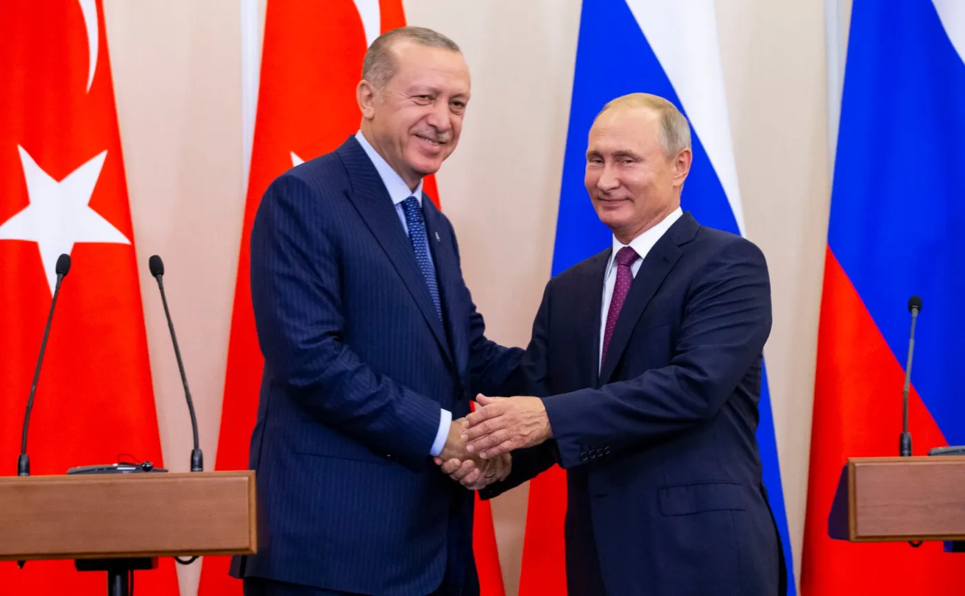 Władimir Putin i Tayyip Recep Erdogan
