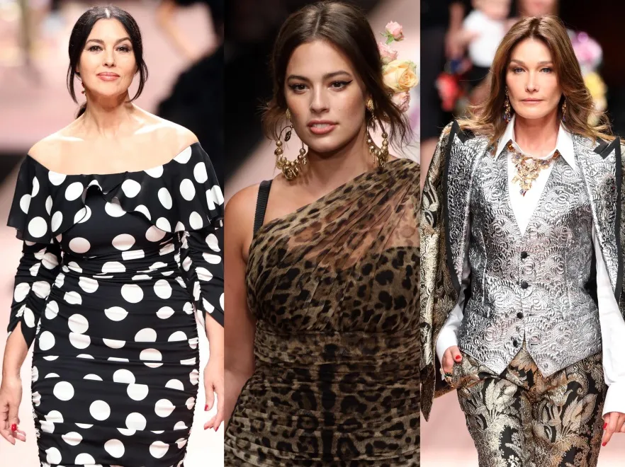 Monica Bellucci; Ashley Graham; Carla Bruni