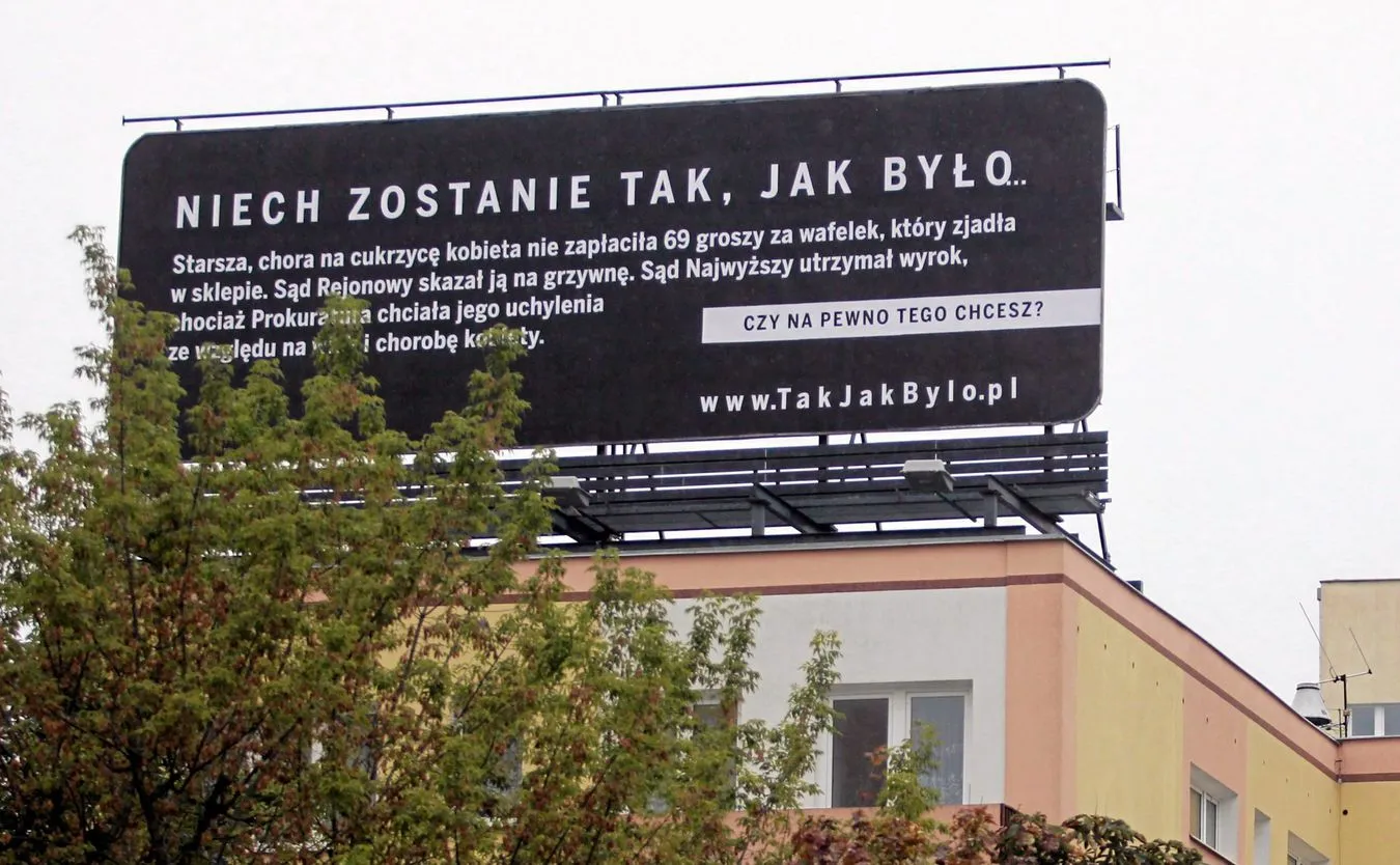 Autorzy akcji "Sprawiedliwe sądy" złamali ustawę antykorupcyjną. Prokuratura odmawia wszczęcia śledztwa