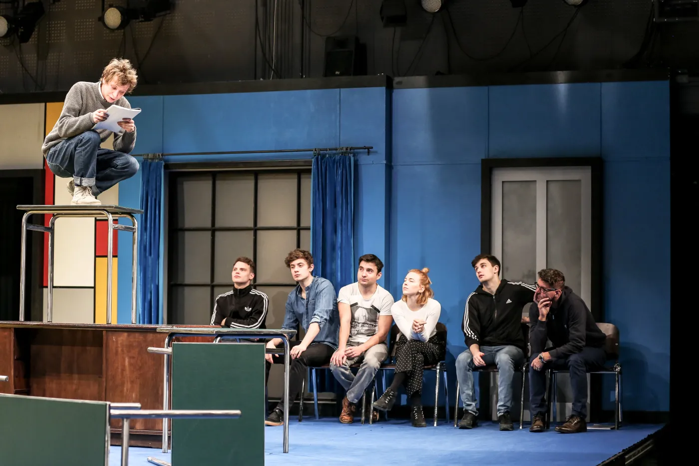 "Stowarzyszenie umarłych poetów" - zdjęcia z próby. fot. Katarzyna Kural-Sadowska