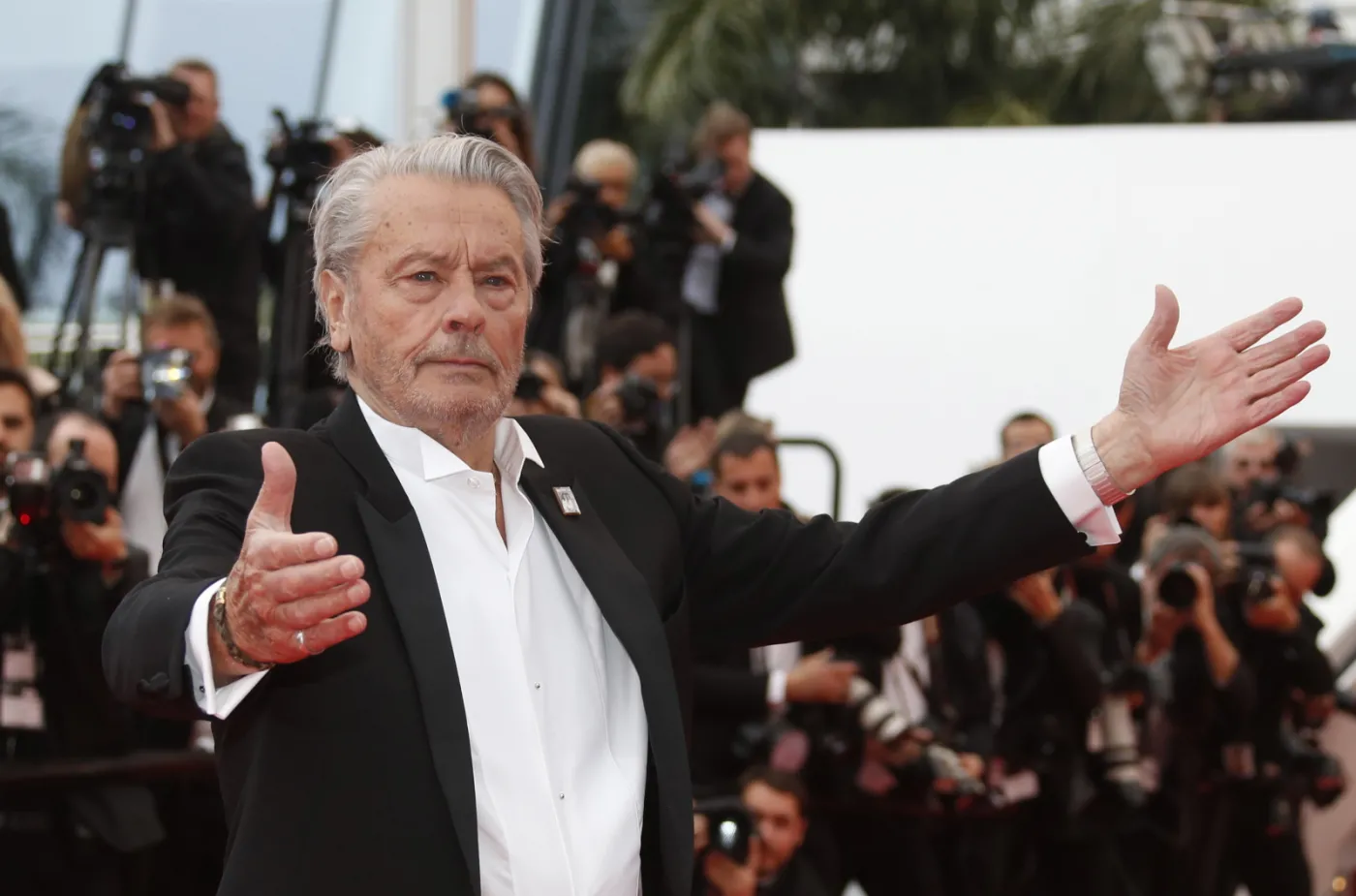 Alain Delon w Cannes, maj 2019 rok