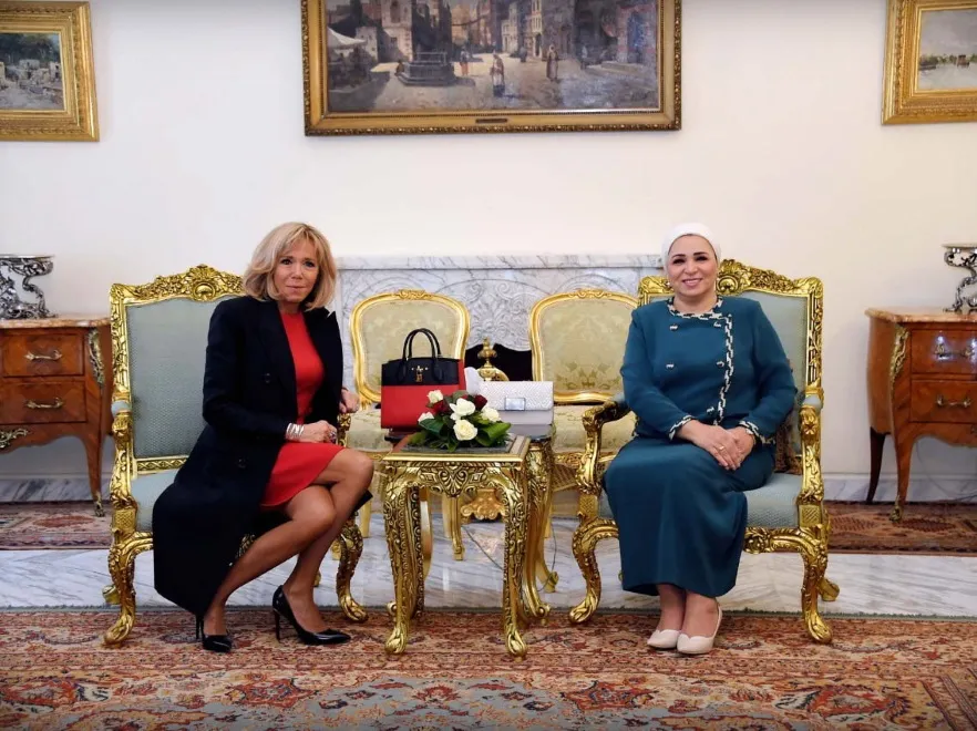 Brigitte Macron; Entissar Amer 