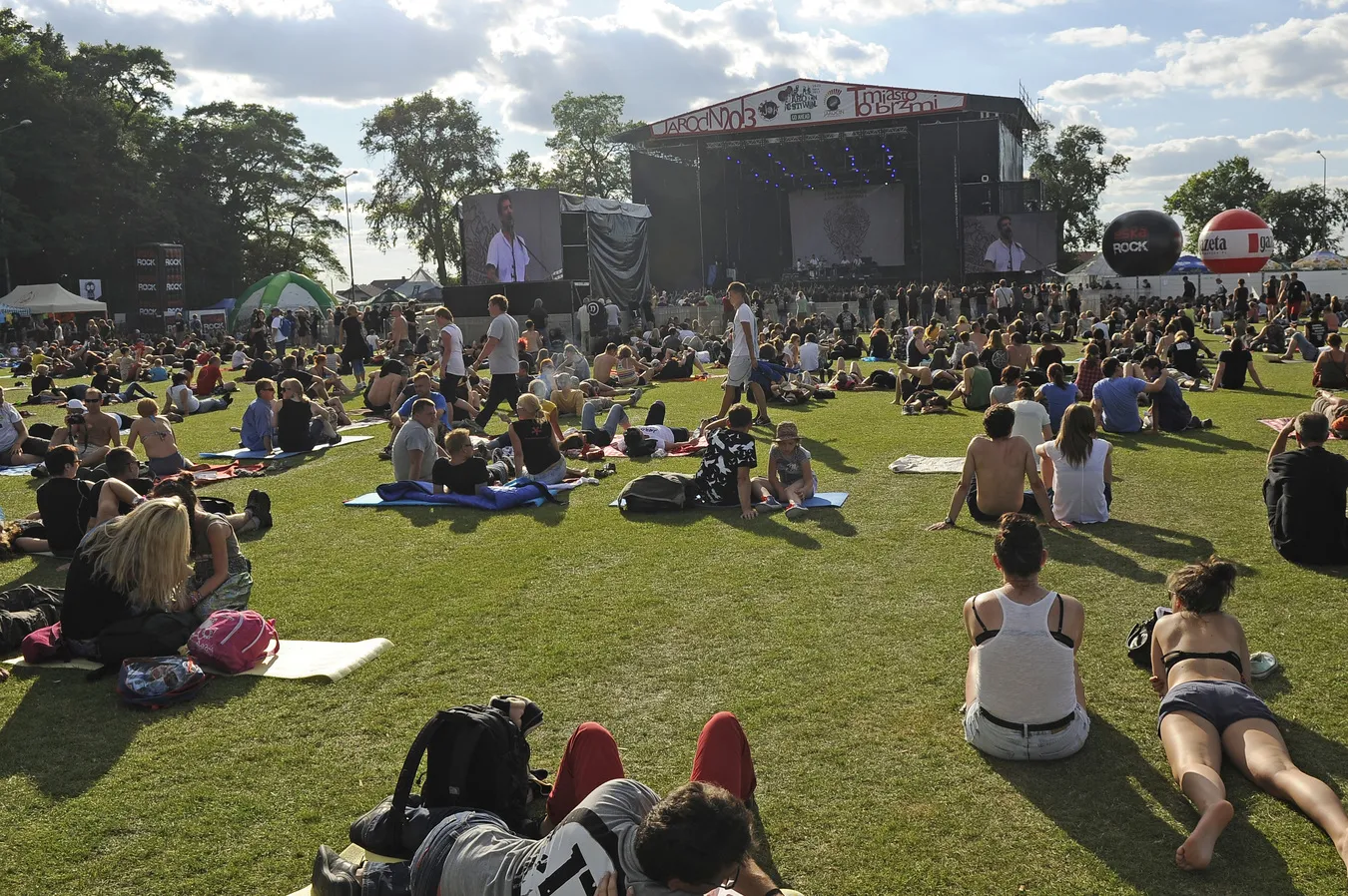 To konic rockowego festiwalu w Jarocinie