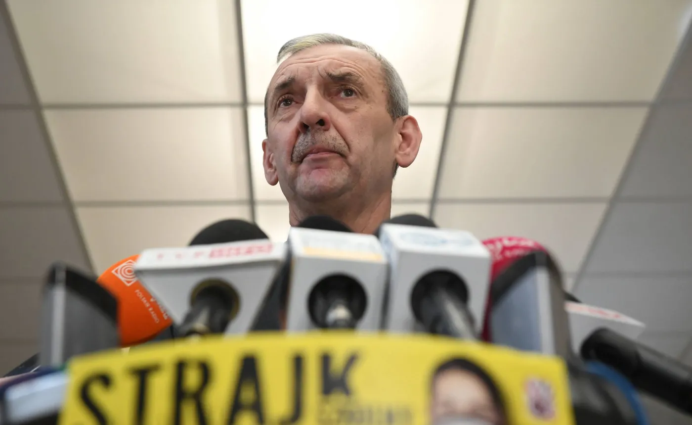 Prezes Związku Nauczycielstwa Polskiego Sławomir Broniarz