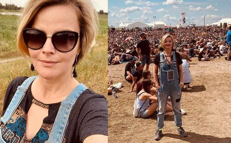 Monika Zamachowska na festiwalu Pol'and'Rock 