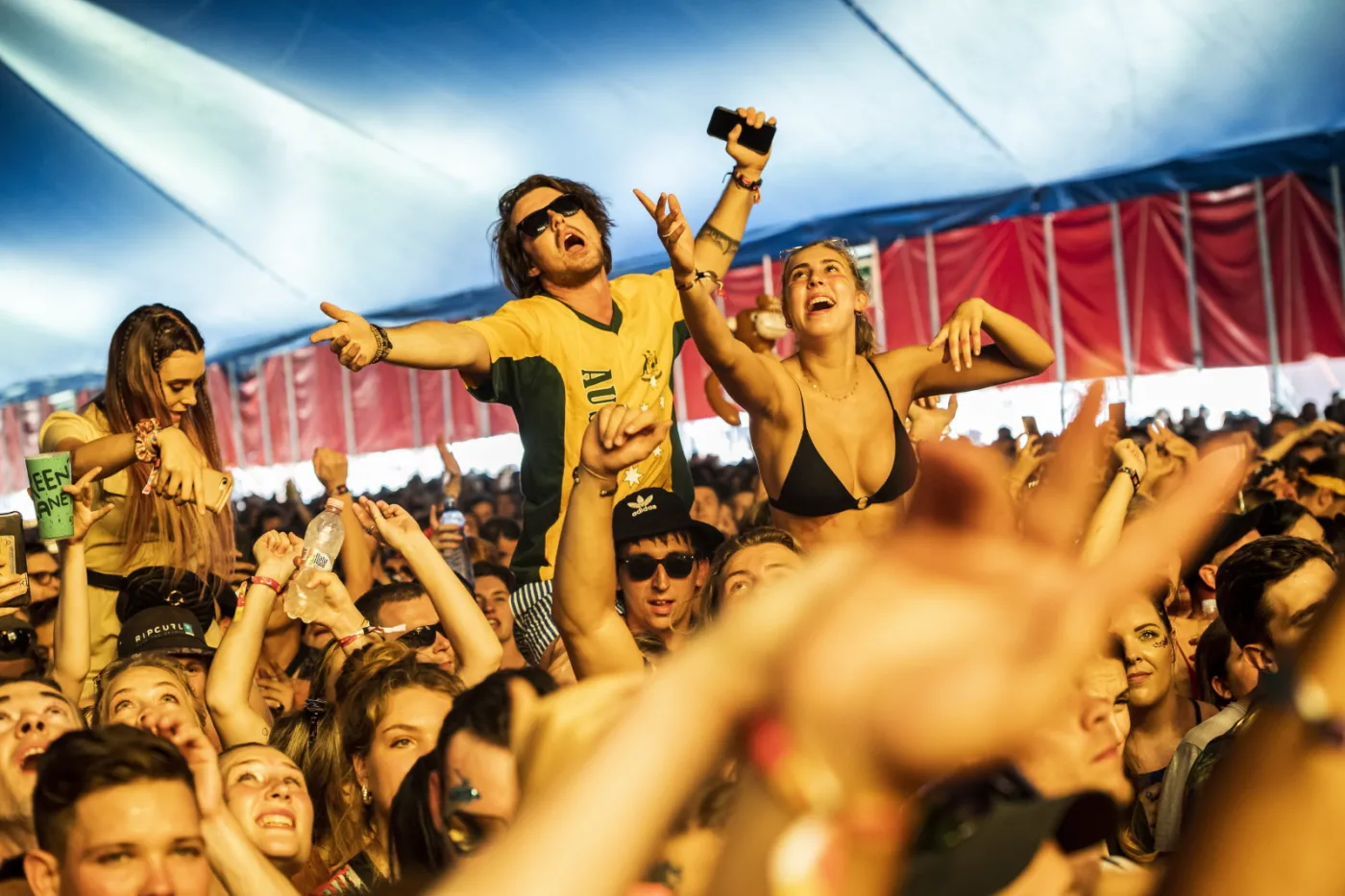 Publiczność na festiwalu Sziget 2019 