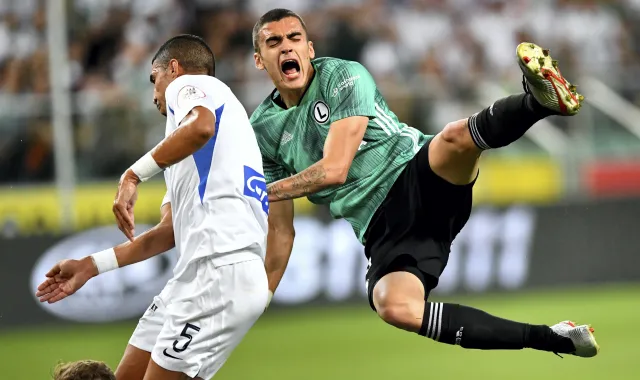 Greków dwukrotnie uratowała poprzeczka. Legia w rewanżu bez żadnej zaliczki