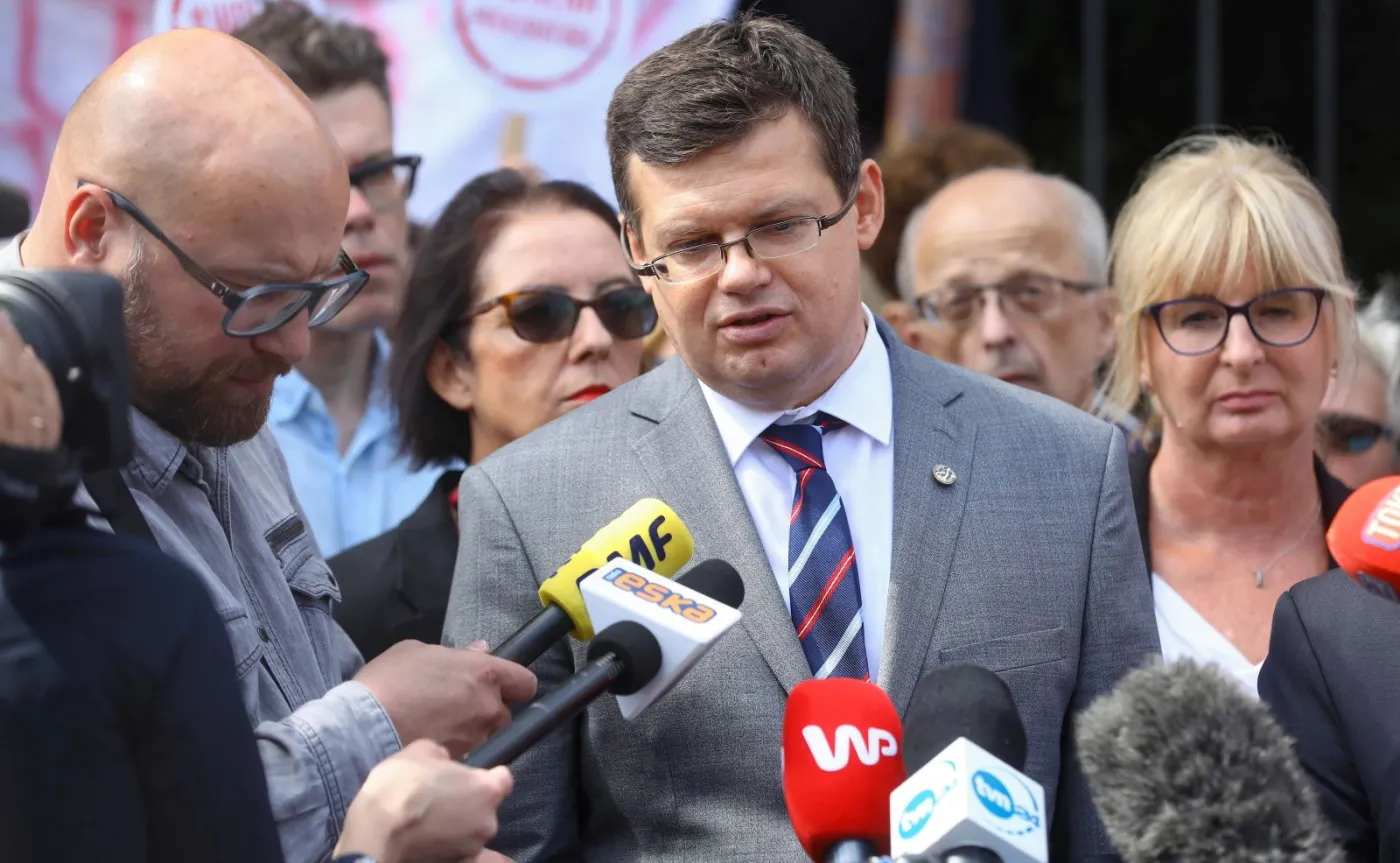 Prezes Stowarzyszenia Sędziów Polskich "Iustitia" Krystian Markiewicz