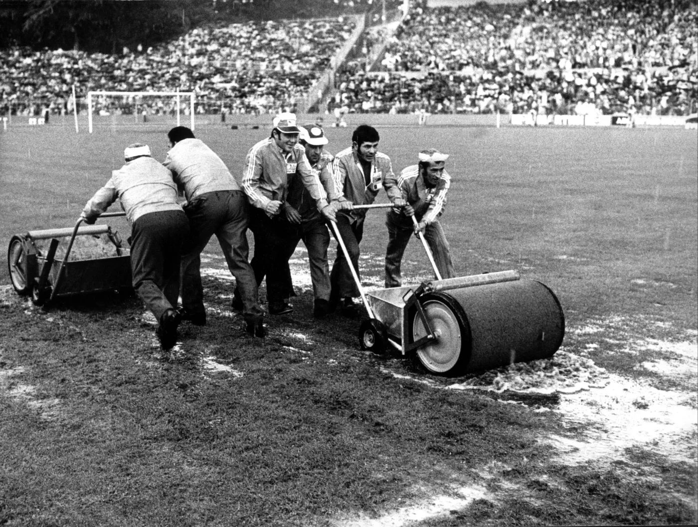 Przygotowania do meczu Polska - RFN w 1974 roku