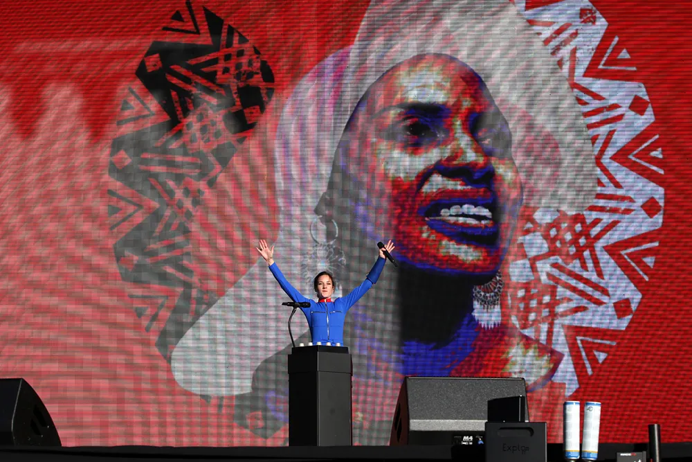 Jain na festiwalu Open'er 2019. 3 czerwca 2019 roku.