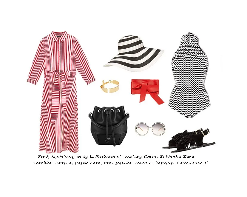 Wokół plaży. STYLIZACJE ze strojami kąpielowymi w klimacie retro