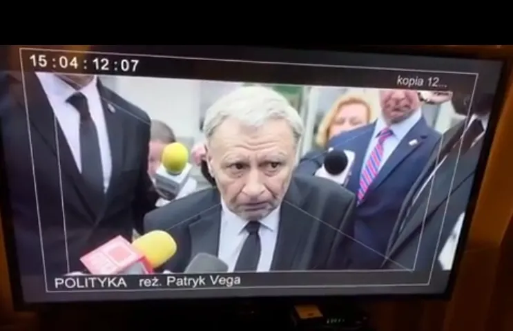 Andrzej Grabowski jako Jarosław Kaczyński w flmie "Polityka"