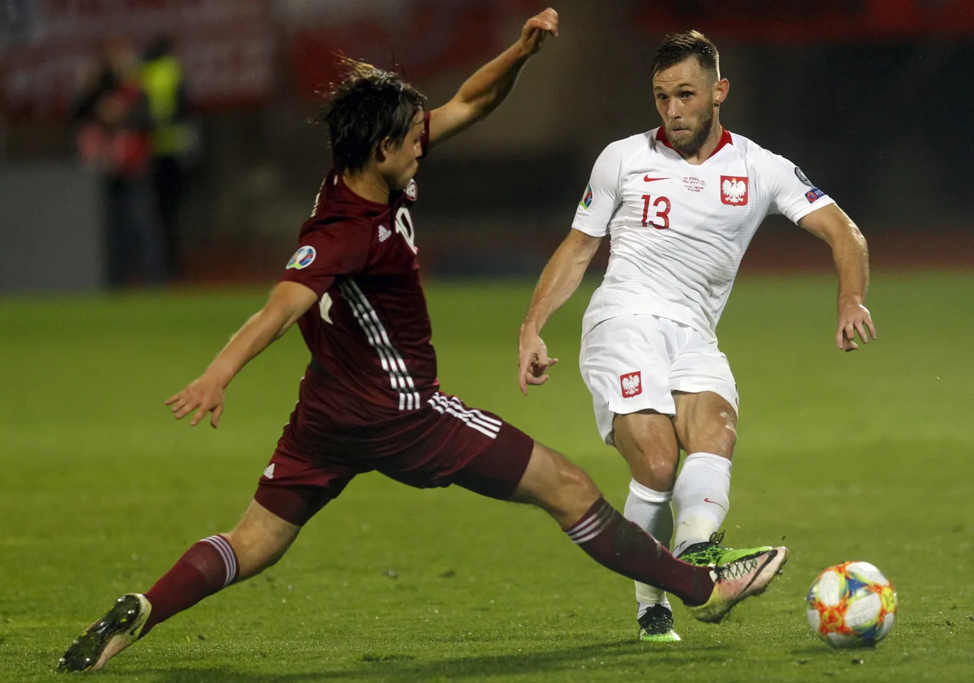 Maciej Rybus i Janis Ikaunieks