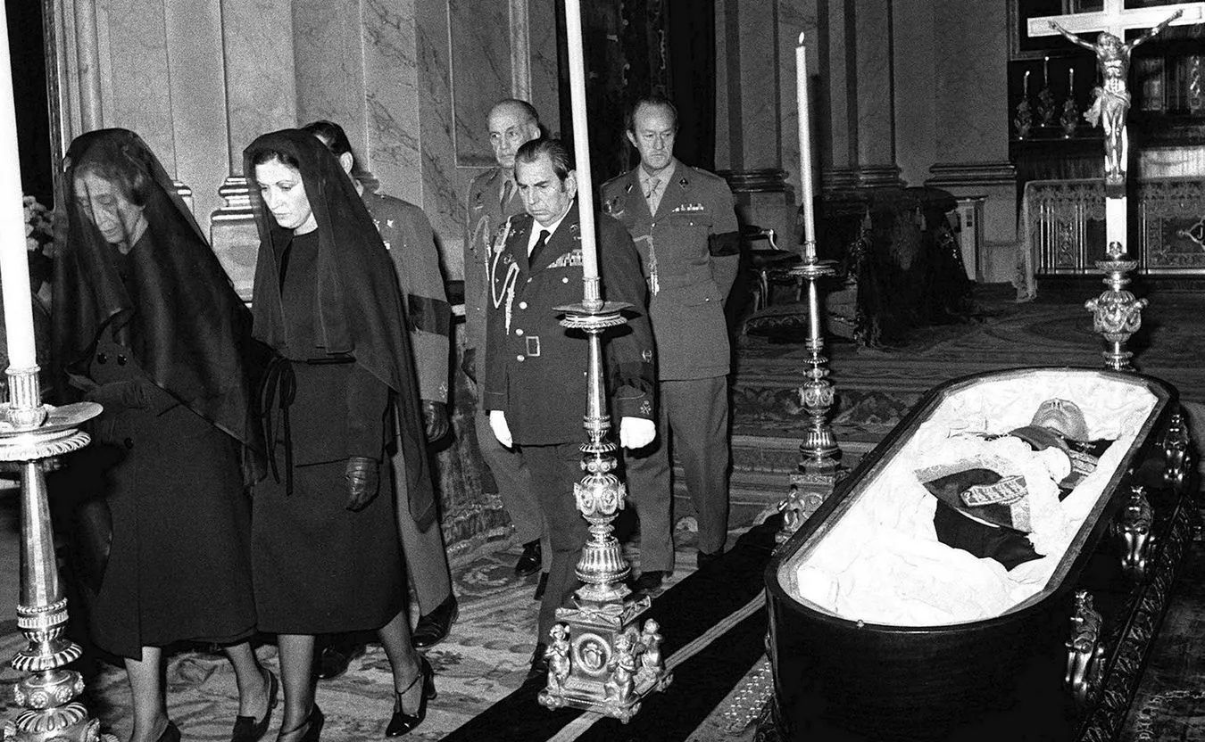 Pogrzeb generała Franco w 1975 roku