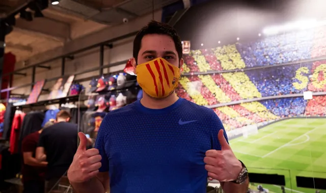 Liga hiszpańska: Barcelona przygotowała maseczki dla swoich fanów