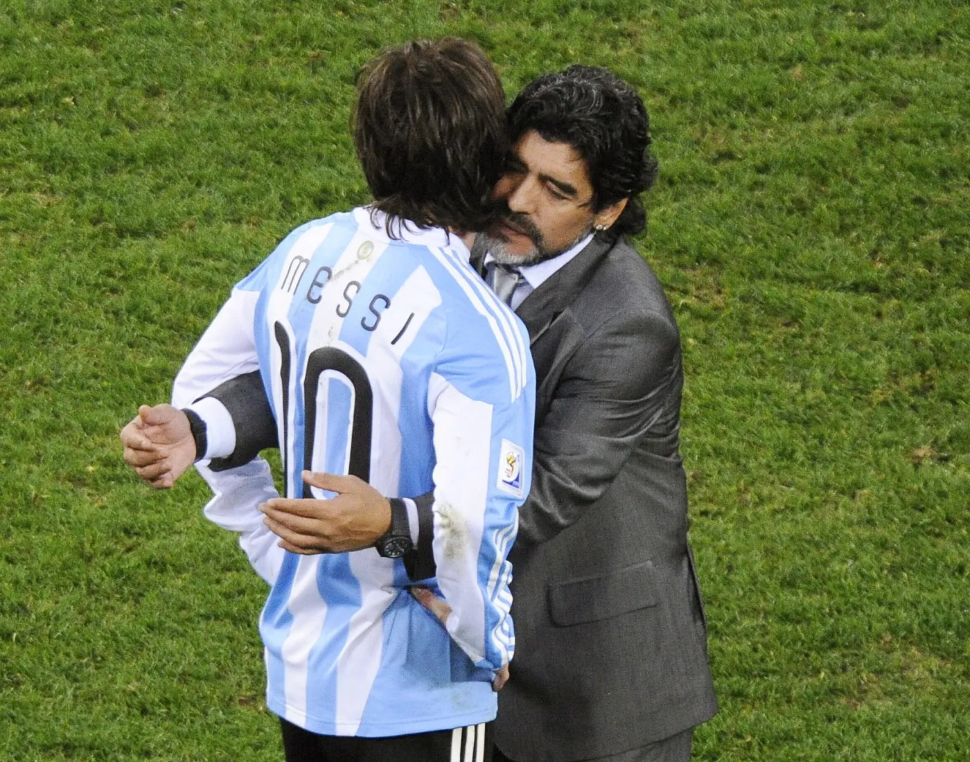Diego Maradona i Lionel Messi