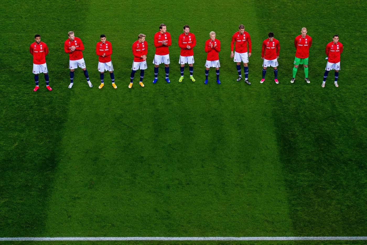 Piłkarze reprezentacji Norwegii