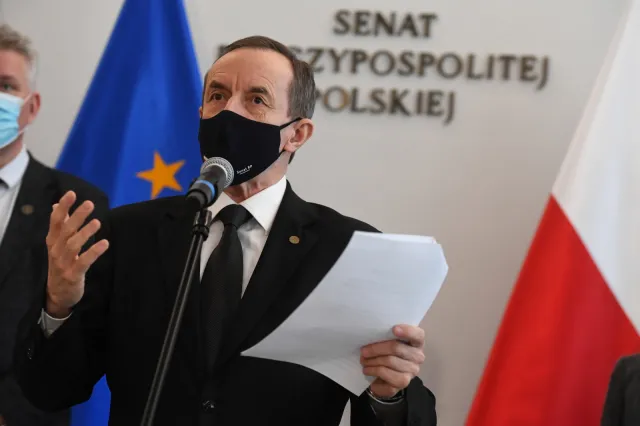 Karczewski: Grodzki jest najgorszym marszałkiem Senatu w historii