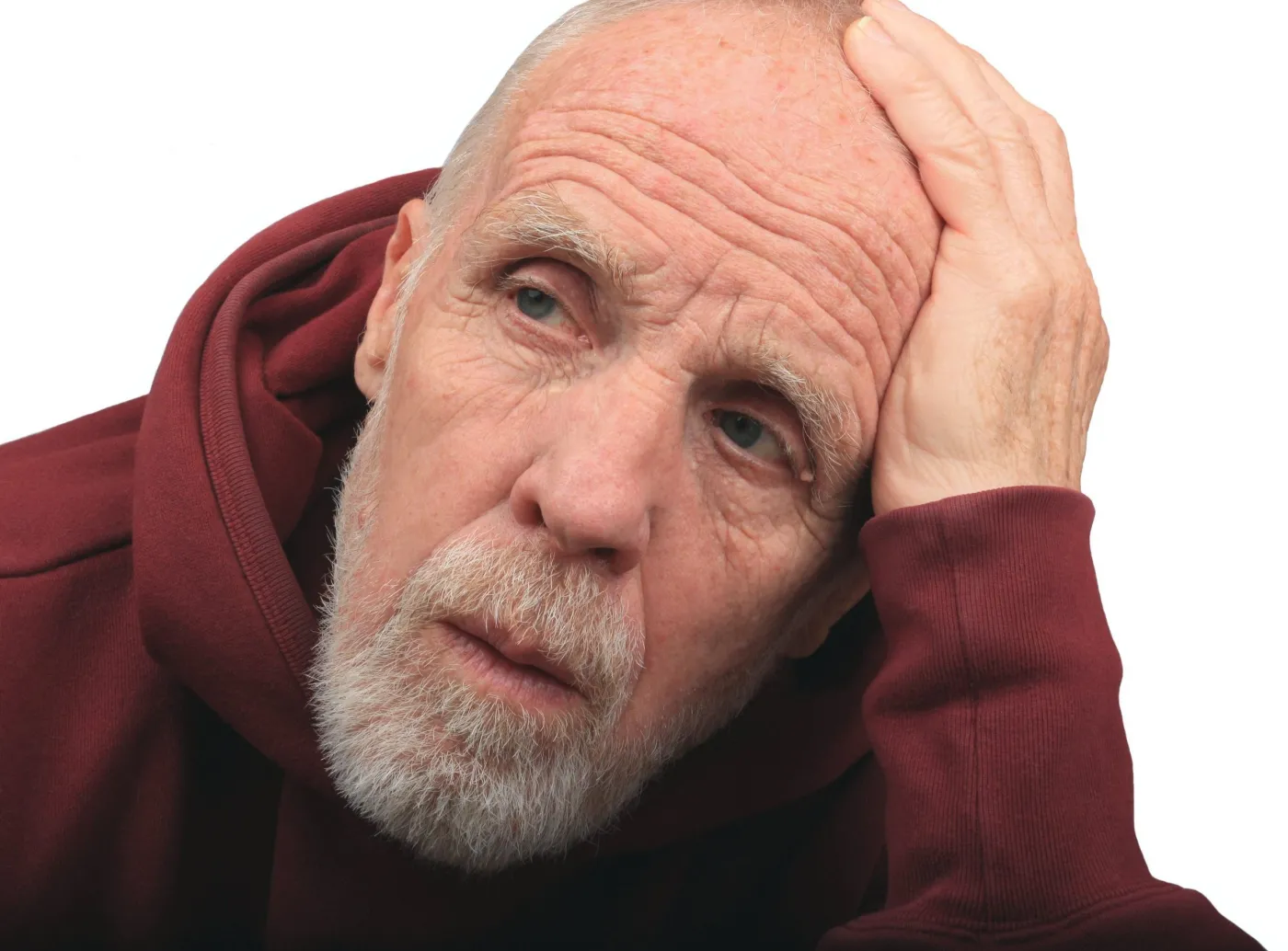 senior starzec mężczyzna dziadek problem depresja alzheimer