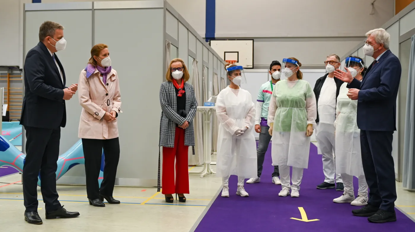 Centrum szczepień w Darmstadt