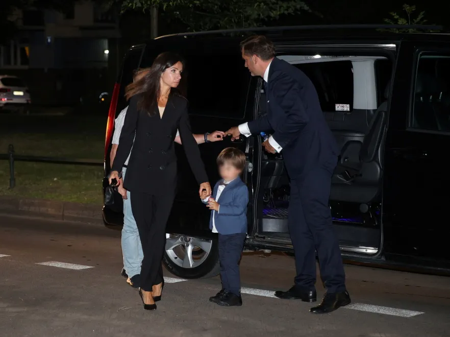 Rodzinka, jak się patrzy! Marta Kaczyńska z mężem i synkiem na urodzinach stryja