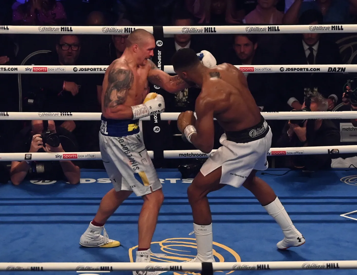 Ołeksandr Usyk i Anthony Joshua