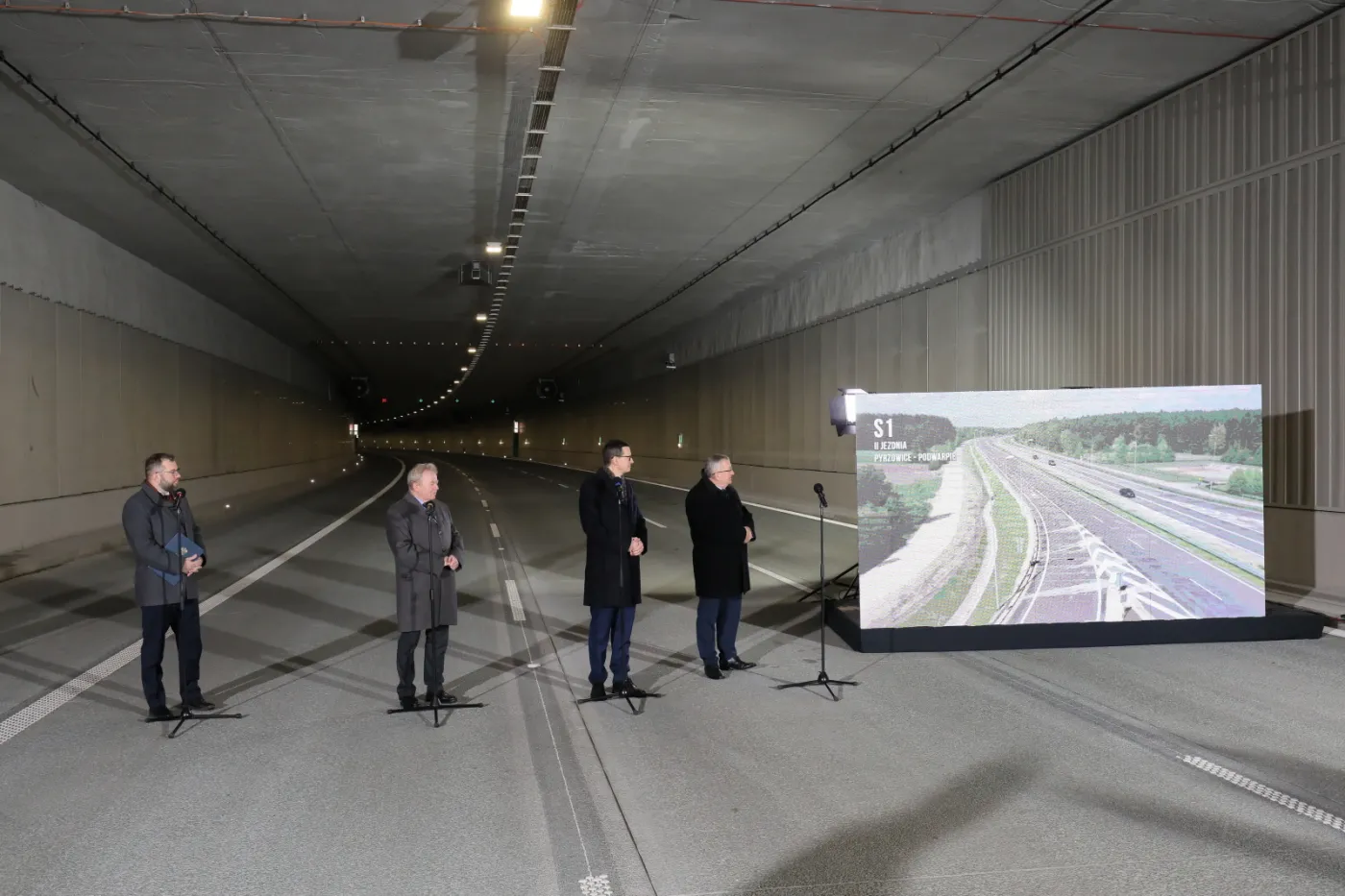 Otwarcie tunelu ursynowskiego odcinka Południowej Obwodnicy Warszawy