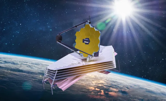 Teleskop Webba w pełni rozłożony w kosmosie